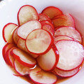 のり子のおかず♪'s cooksnap of when they made ほど塩　はつか大根の甘酢漬け　簡単漬物.
