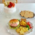 ＊＊くれこ＊＊'s cooksnap of when they made アンパンマンバーガー♪キャラパン.