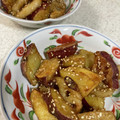 akipopc's cooksnap of when they made さつまいもと蓮根のデリ風♫.