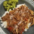 chokopuu's cooksnap of when they made 超簡単！気楽にビーフストロガノフ.