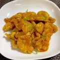 ☆あいちゃん's cooksnap of when they made 簡単・節約☺鶏皮の甘辛コチュジャン炒め.
