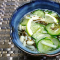 ゆうかりおん's cooksnap of when they made もずくとえのきの酢の物.