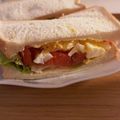 しずか氏's cooksnap of when they made トマト・レタス・たまごのサンドイッチ.