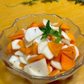 ルパンのかあさん☆彡's cooksnap of when they made 簡単★柿とかぶのサラダ.