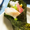 ♪みつき☆'s cooksnap of when they made 手巻き寿司にぴったりな海苔の切り方♫.