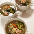 ちゃまたまご's cooksnap of when they made ランチに　鶏肉　玉ねぎ　コンソメスープ♪.