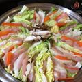 milsalud's cooksnap of when they made 鶏むね肉、白菜、大根のミルフィーユ鍋.