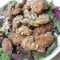 まくらくまＰ−！'s cooksnap of when they made 鮪アラで作る節約レシピ☆マグロの竜田揚げ.
