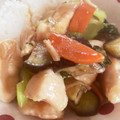 あたむ❤189's cooksnap of when they made 鶏むねと茄子と青梗菜のオイスター炒め.