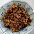 くるみちゃん2013's cooksnap of when they made ごろっとクルミの小女子佃煮.