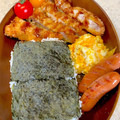 あい♪らんど's cooksnap of when they made 簡単男メシ☆2段のり弁当☆おかかレシピも.