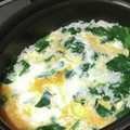 おくみの's cooksnap of when they made 卵とほうれん草のお粥風.