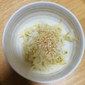 Reo14☆'s cooksnap of when they made レンジで簡単もやしのナムル.