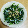 Reo14☆'s cooksnap of when they made ほうれん草とちりめんじゃこのナムル.