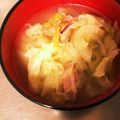 ☆ichika＊☆'s cooksnap of when they made シロさんのキャベツとベーコンのスープ.