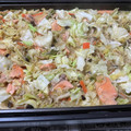 tomoともさん's cooksnap of when they made 秋鮭のみそマヨちゃんちゃん焼き.