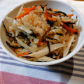 さちあやちゃん's cooksnap of when they made 基本の和食◆ひじきとごぼうの炊き込みご飯.