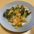 ピーナッツ子♪'s cooksnap of when they made 玉子とレタスのチャーハン.