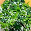 Chisapoo☆'s cooksnap of when they made ほうれん草としらすのポン酢おかか和え.