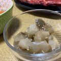 ayayahoney's cooksnap of when they made ザーサイ、真空パックを塩抜きして。.