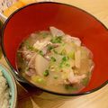 しょんぼりずむ's cooksnap of when they made だしが絶品★豪快【鯛のアラ汁みそ仕立】♪.