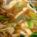 ポムポムポヨコ's cooksnap of when they made なめこ 小松菜 油揚げの味噌汁^^.