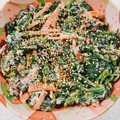 みぽぽ37's cooksnap of when they made ほうれん草とひじきのツナマヨサラダ.