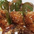 ◯usa◯'s cooksnap of when they made えのきでふわふわ☆ピーマンの肉詰め.