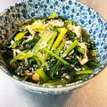 mayuまゆ56's cooksnap of when they made 小松菜と桜えびの煮浸し.
