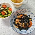 みちゃこmisako's cooksnap of when they made 簡単！豚肉入りひじきの煮物.