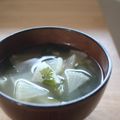 みるく茶's cooksnap of when they made わかめと大根の味噌汁.