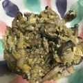 クック56847H☆'s cooksnap of when they made 簡単おかず☆茸と豚挽肉のオイスター卵炒め.