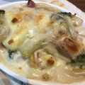 わたるんママ's cooksnap of when they made きのことじゃがいもの万能味ソースグラタン.
