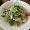 ばたみそーぱん☆'s cooksnap of when they made 【めんつゆで】 ❀節約！肉豆腐❀.
