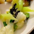 MULA's cooksnap of when they made 小松菜とキャベツのサッと茹で＊海苔和え＊.