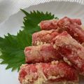 yuminan47k's cooksnap of when they made フライパンで超簡単☆カニカマの唐揚げ☆.
