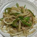 Halü★mama's cooksnap of when they made ♡ツナとピーマンもやしのさっと炒め♡.