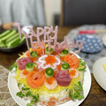 おもちデス's cooksnap of when they made 寿司ケーキからの手巻き寿司♪.