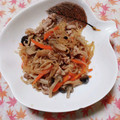 ﾁｲﾁｬﾝﾏﾏ's cooksnap of when they made 簡単！野菜と豚こまと糸こんにゃくの炒め煮.