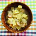 チェックのミニくま's cooksnap of when they made こうや豆腐の食べるスープ.