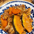 sun1's cooksnap of when they made かぼちゃと豚肉の甘辛玉ねぎダレ炒め.