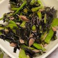 ナス系's cooksnap of when they made 沖縄のチキナー(カラシナ)炒め大根葉でも.