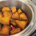 ロミs's cooksnap of when they made 冷凍カボチャと黄金比で簡単煮物♡.