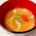 t0mt0mt0m's cooksnap of when they made 簡単☆豚汁風な味噌汁.