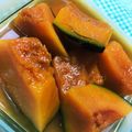 だいぽよ☆'s cooksnap of when they made 簡単10分☆レンジでかぼちゃの煮物.