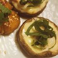 転スラちゃん's cooksnap of when they made 椎茸のイカの塩辛＆チーズのせ焼き.