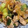 toshio39's cooksnap of when they made ちんげん菜が100倍美味しい豚肉炒め.