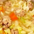 おやつ時間好き♡'s cooksnap of when they made 巻かないロールキャベツ！肉団子スープ鍋.
