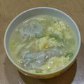 ラリー＆サラ's cooksnap of when they made 胃に優しい！水餃子の中華かきたまスープ.
