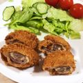 サイチョン's cooksnap of when they made チーズinミルフィーユカツ.